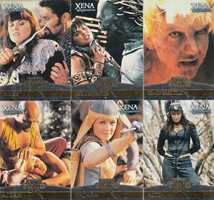 XENA WARRIOR PRINCESS 4 & 5 2001 RITTENHOUSE ENEMIES FOIL INSERT CARD SET E1-E6