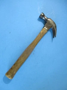 vintage CRAFTSMAN collared handle 22oz curved V notched claw hammer - Picture 1 of 14