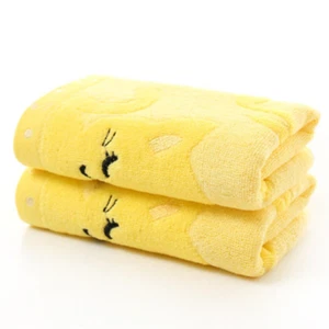 Yellow Conservative Bath Towels Clearance Fashion Pattern Soft Towel - Picture 1 of 12