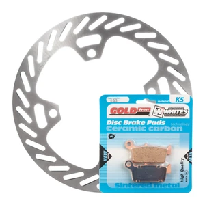 MTX & GOLDFREN Brake Disc & Pad Kit-Rear For Kawasaki KX250 2003-2008 #MDKR03012 - Picture 1 of 1