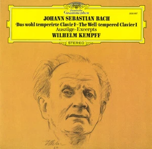 WILHELM KEMPFF Piano BACH Well Tempered Piano I (Selection) DGG 2530807 1976 Rec - Picture 1 of 3