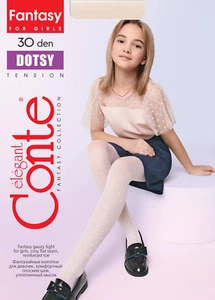 Conte Dotsy 30 Den - Fantasy Tights For Girls With a Polka Dots - 4yr. 6yr. 8yr. - Picture 1 of 27