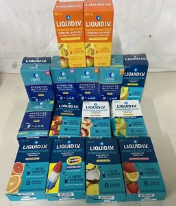 LIQUID I.V HYDRATION MULTIPLIER ELECTROLYTE DRINK MIX: CHOOSE YOUR FLAVOR & SIZE - Picture 1 of 31