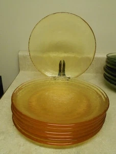 Fire And Light Recycled Glass 11" Dinner plate Citrus Yellow 7 available - Picture 1 of 2