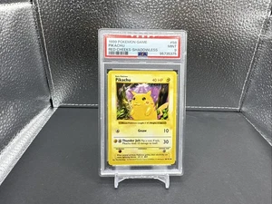 [PSA 9] 1999 SHADOWLESS RED CHEEKS PIKACHU #58 POKEMON BASE SET VINTAGE TCG WOTC - Bild 1 von 3