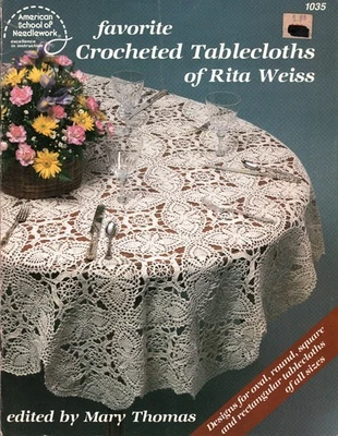 Favorite Crochet Tablecloths of Rita Weiss | American School of Needlework 1035 - Image 1 of 4
