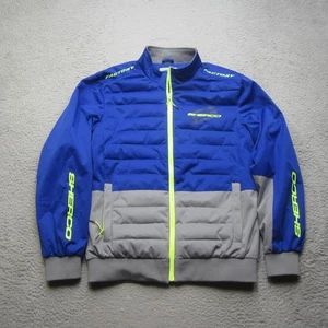 Giacca Sherco Uomo Grande Blu Grigio Factory Team Full Zip Tampone Moto Racing - Foto 1 di 12