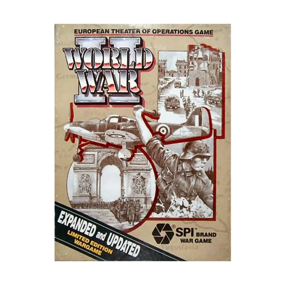 SPI War Games  World War II - European Theater of Operations (Expande Box VG/EX - Image 1 of 1