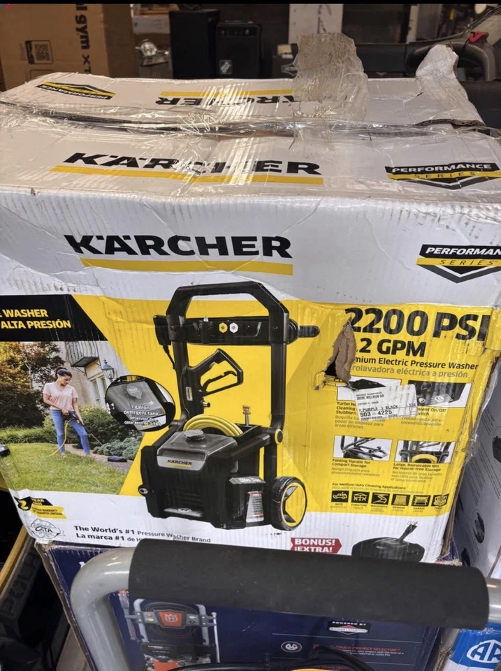 Karcher w/Hard Surface Cleaner Electric Pressure Washer 2200 PSI K2200PSB - Image 1 of 1