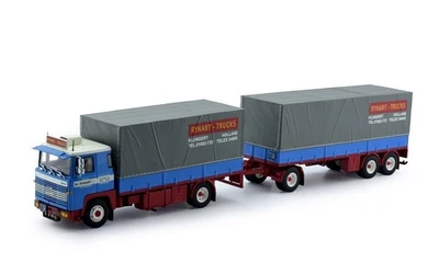 Tekno 1:50 Rynart Scania 140 Motorwagen Curtainsidetrailer 75264 Truck Diecast - Image 1 of 4