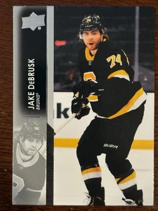 Jake DeBrusk 2021-22 Upper Deck # 15 - Picture 1 of 2