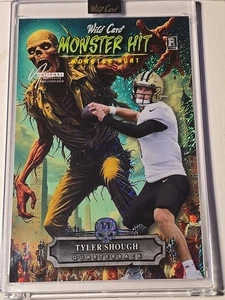 2025 Wild Card Haunted Hits Monster Hit Tyler Shough 1/1 Saints RC National - Picture 1 of 3