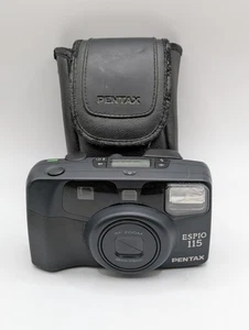 Pentax Espio 115 Battery And Film Camera AF Zoom 38mm - 115mm lens Untested - Picture 1 of 20
