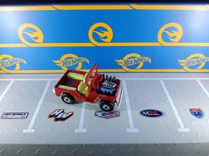 Vintage 1971 Matchbox Superfast No 2 Jeep Hot Rod Lesney Made England Red - Picture 1 of 4