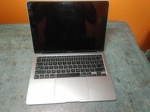 Pęknięty ekran Apple M1 MacBook Air A2337 8GB 256GB SSD z zainstalowanym systemem macOS - Zdjęcie 1 z 12