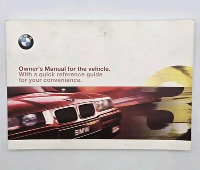 BMW Serie 3 1997 sedán manual del propietario libro 318i,318is,323i,323is,328i,328is EE. UU. Foto 1 de 4