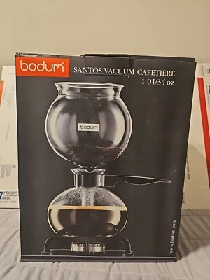 Cafetera al vacío Bodum Santos 1208 1,01/34 oz nueva caja abierta Foto 1 de 4