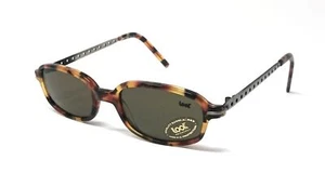 OCCHIALI DA SOLE DONNA LOOK 735 A40 TARTARUGATO RETTANGOLARE VINTAGE - Picture 1 of 4
