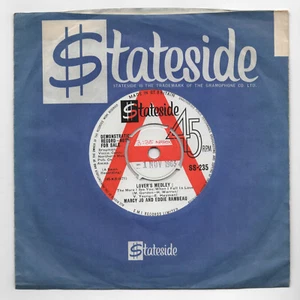 LOVER'S MEDLEY - MARCY JO & EDDIE RAMBEAU - DEMO - 1963 - 7” VINYL - STATESIDE - Picture 1 of 2