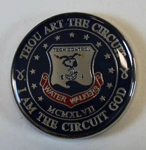 TECH CONTROL / Cyber Transport - Snoopy Water Walkers Air Force Challenge Coin B - Picture 1 of 3