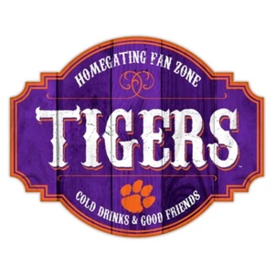 Clemson Tigers Homegating Tavern 12in Sign - Picture 1 of 1