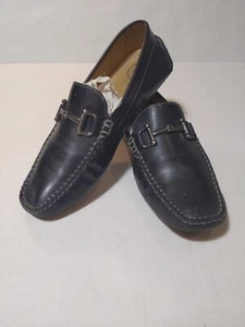 Buckle 1901 Men Black with Buckle Casual Slip On Driving Loafer M06516 10.5M. - Picture 1 of 13