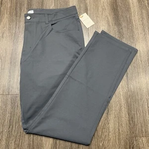 Peter Millar Crown Sport EB66 5 Pocket Performance Pants Men’s 30x34 Gray Iron - Picture 1 of 8