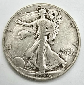 1943 P Walking Liberty Half Dollar VF/XF You Grade It! 90% Silver EF Free Ship! - Picture 1 of 4