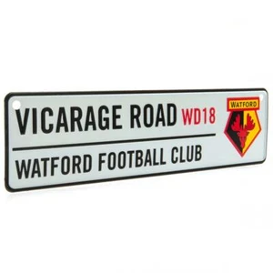 Mini señal de calle Watford FC novedad Vicarage Road - Imagen 1 de 4