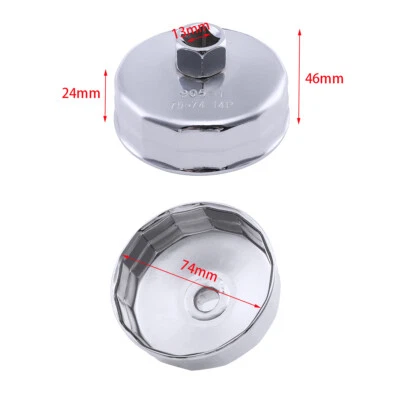 For Mercedes Benz W212 W204  14 Flute Oil Filter Cap Wrench Socket Remover Tool - Image 1 of 4