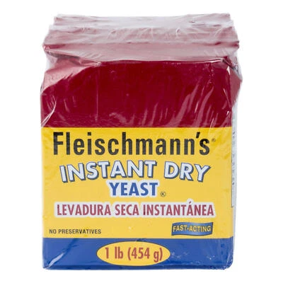Fleischmann's Instant Dry Yeast Bread Baking 1lb Expire 09/2027 Free Shipping - Image 1 of 2