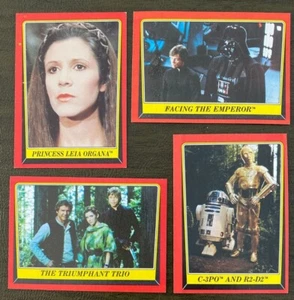 (U SELECT CARDS) 1983 El Retorno del Jedi Serie 1 🔽 ¡todas las fotos encendidas! - Imagen 1 de 219