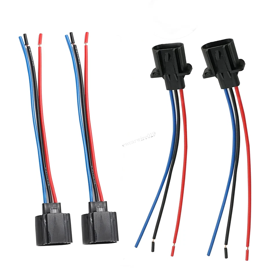 H13 9008 Wiring Harness Adapter Female Male Headlight Bulb for Nissan Sentra - Image 1 of 4