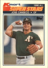 1990 (ATHLETICS) K-Mart #21 Jose Canseco