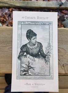 1881 Youngs Hotel Menu ~ Providence Rhode Island  - Picture 1 of 6