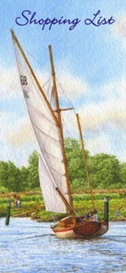 Norfolk Broads Magnetic Shopping List - Picture 1 of 1