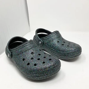 Zoccoli Crocs Unisex Classici Foderati Glitter Pantofole Sfocate Cieli Stellati M4/W6 Nuove Senza Senza Etichette - Foto 1 di 7