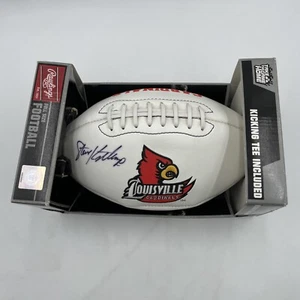 Steve Kragthorpe University Louisville Football Signed Autograph Head Coach KY - Picture 1 of 9