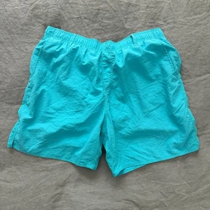 AFTCO Manfish 6.5" Mesh Lined Swim Trunks Mens XL Blue Shorts Beach UPF 50 NWT - Picture 1 of 13