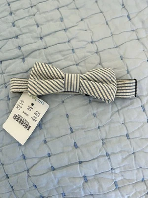 Pajarita Crewcuts Niños Seersucker Talla Única Ajustable Azul Blanco Nueva Nunca Usada Foto 1 de 3