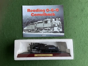 Atlas Editions 1/100 Reading RR 0-6-0  Camelback Locomotive Train Model & Plinth - Picture 1 of 3