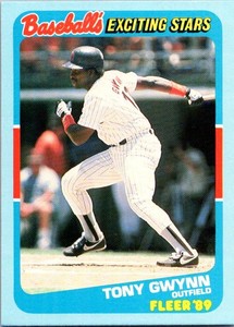 1989 Fleer Exciting Stars Tony Gwynn  20 San Diego Padres