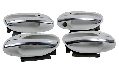 02/08 BMW E65 760I 750LI MANIJAS PUERTA EXTERIOR DELANTERO/TRASERO BLANCO IZQUIERDA/DERECHA Foto 1 de 4