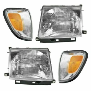 1998 - 2000 TY TACOMA 4WD W/PRE HEADLIGHT AND CORNER LIGHTS COMBO 4 PIECE - Picture 1 of 1