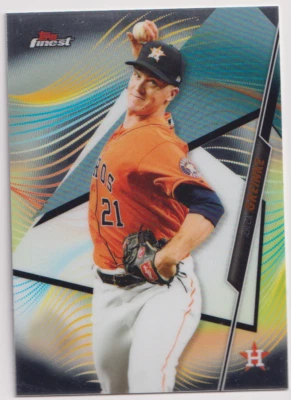 2020 Topps Finest #90 Zack Greinke Houston Astros - Image 1 of 2