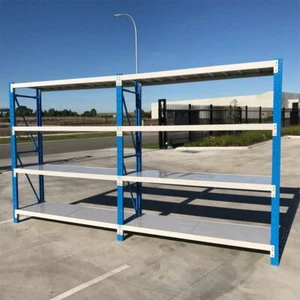 2.0M High 4M Long Shelf Metal Racks Storage Shelving Rack Garage Racking Shelves - Picture 1 of 24