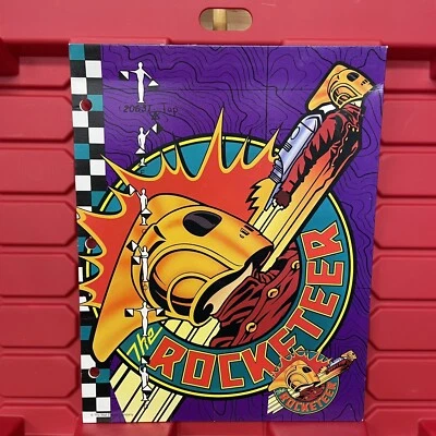 Carpeta de 3 anillos de impacto Disney The Rocketeer School usada vintage 1990 Foto 1 de 4