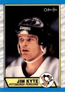 1989-90 O-PEE-CHEE JIM KYTE PITTSBURGH PENGUINS #295