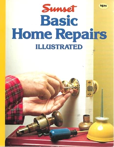 Basic Home Repairs Illustrated Sunset 1971 Vintage - Imagen 1 de 8