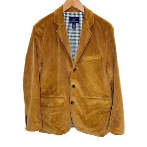 Brooks Brothers "346" Men's Medium Corduroy Beige Cotton Blazer Jacket